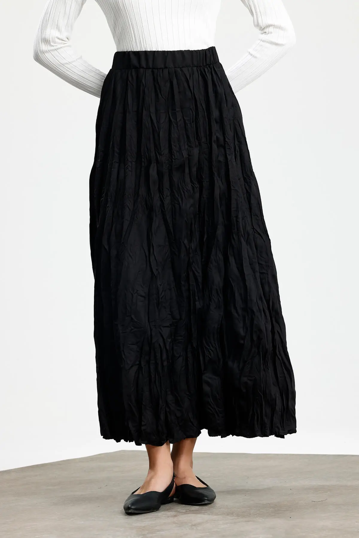 SATEN CRUSH ETEK SİYAH - 2